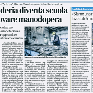 Article newspaper Giornale di Vicenza